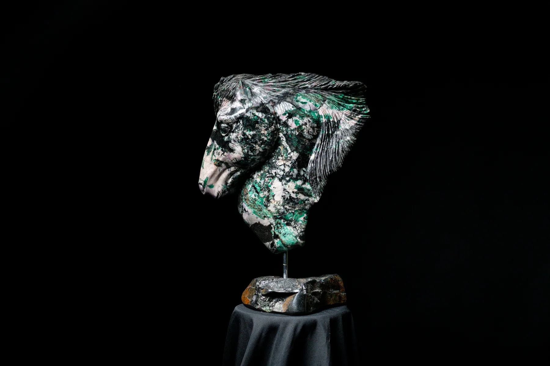 Arabian Horse Head — full view